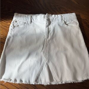 DL1961 Girls Jenny White Mini Skirt